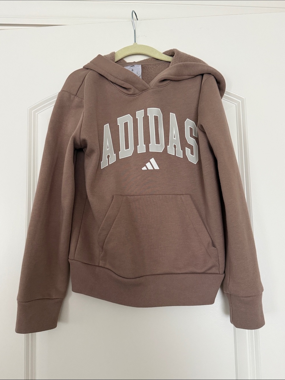 Adidas | (6) Kids Brown Hooded Sweatshirt